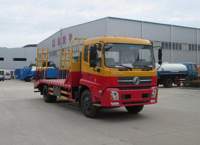 東風(fēng)天錦國(guó)五單橋平板運(yùn)輸車(chē)HYS5160TPBE5挖掘機(jī)運(yùn)輸車(chē)