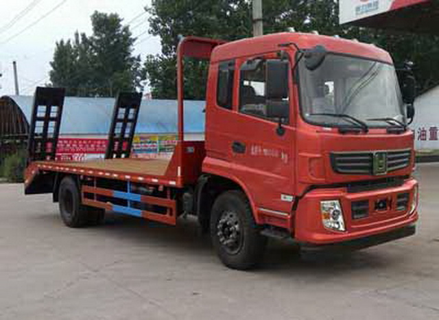 一汽凌河國(guó)五單橋平板運(yùn)輸車(chē)CLW5160TPBLH5挖掘機(jī)運(yùn)輸車(chē)